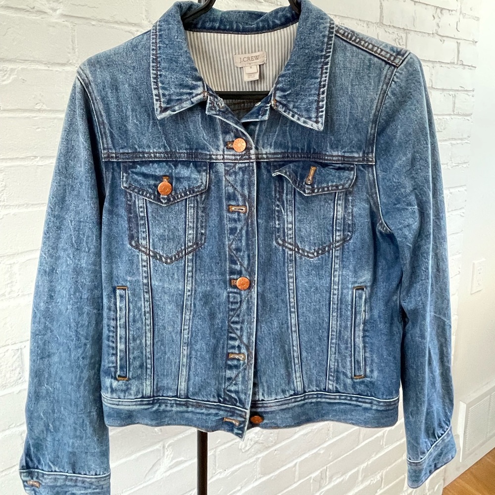 JCREW JEAN JACKET - SIZE M